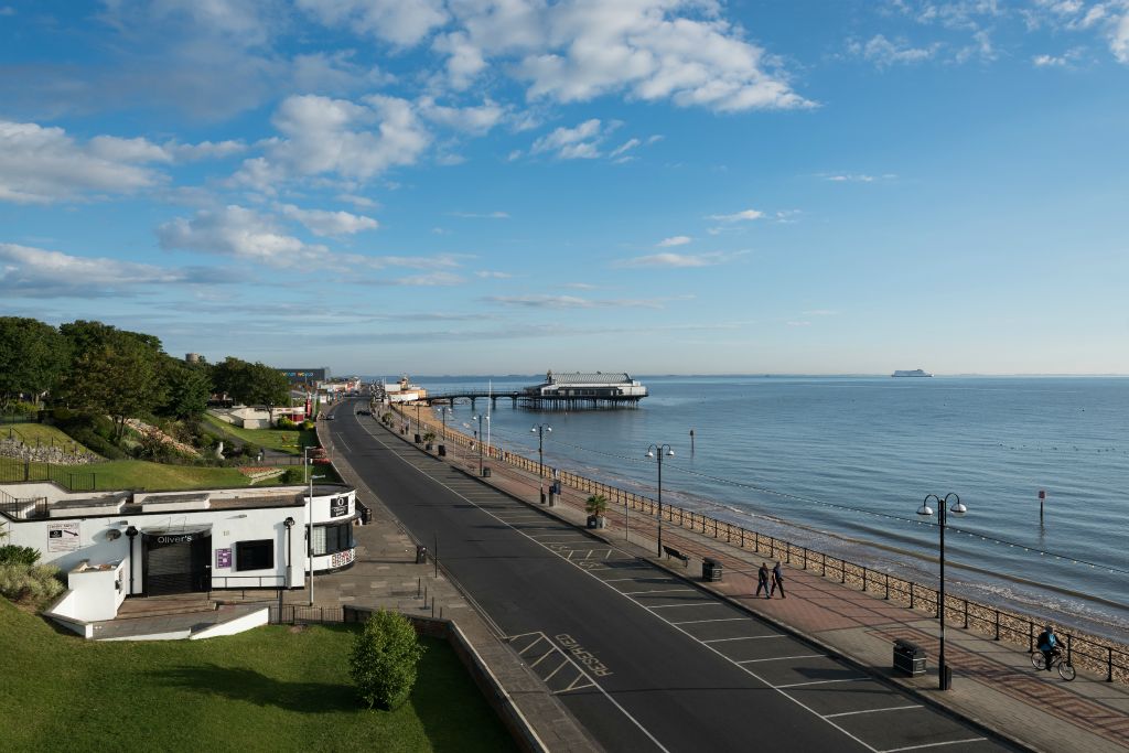 The P & O ferry from Rotterdam going past Cleethorpes. Part of the European Ferries photography series by Willie Robb.