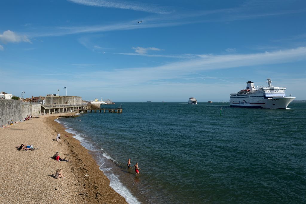 The ferry from Saint-Malo, France to Portsmouth.