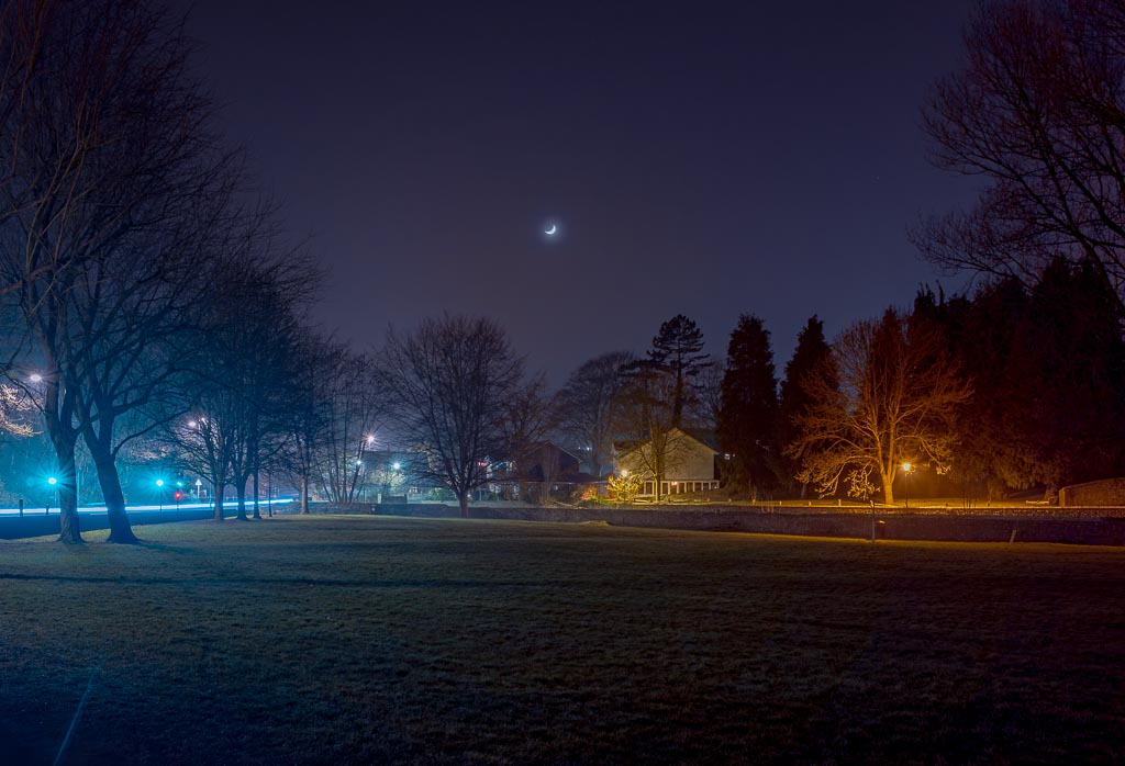 A nightscape shot from Lewes, East Sussex