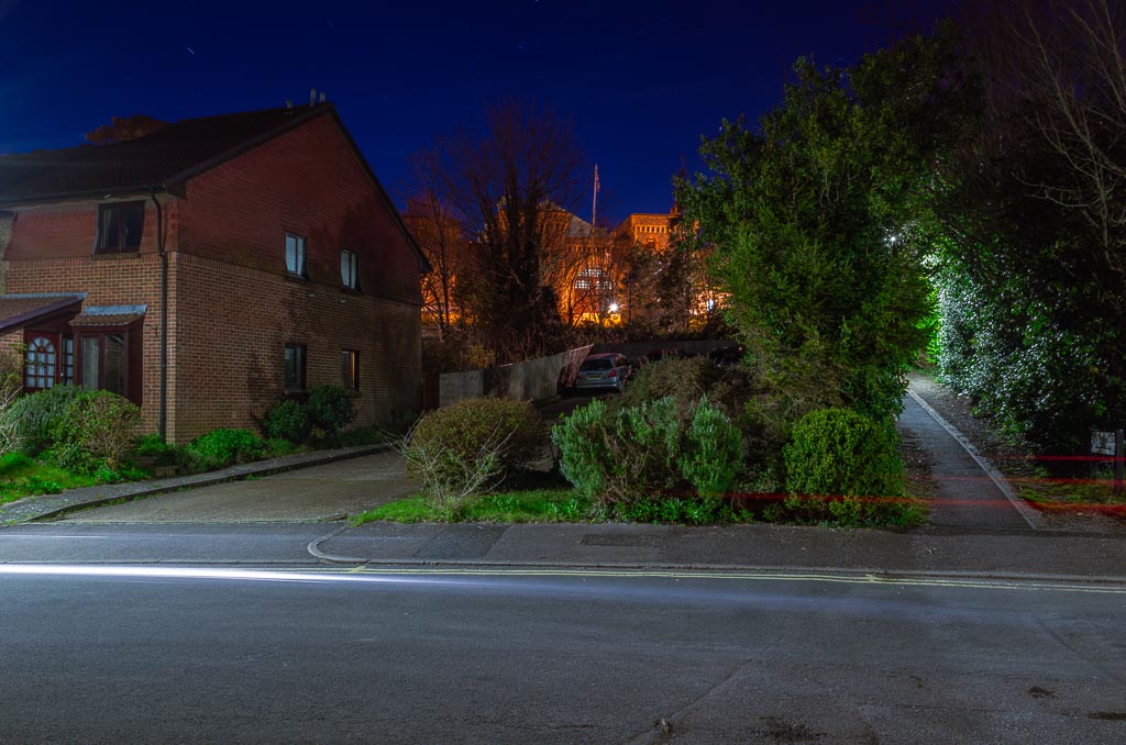 A nightscape shot from Lewes, East Sussex