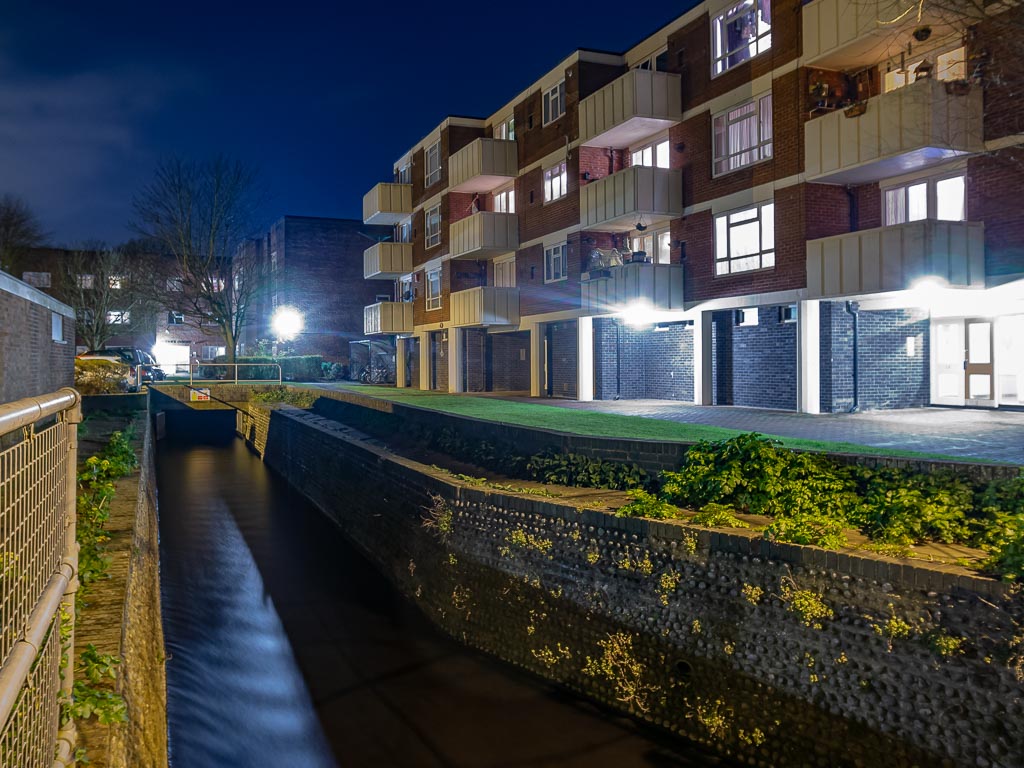 A nightscape shot from Lewes, East Sussex