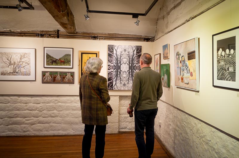 The Ilkley Art Open 2025 at Ilkeley Manor House.